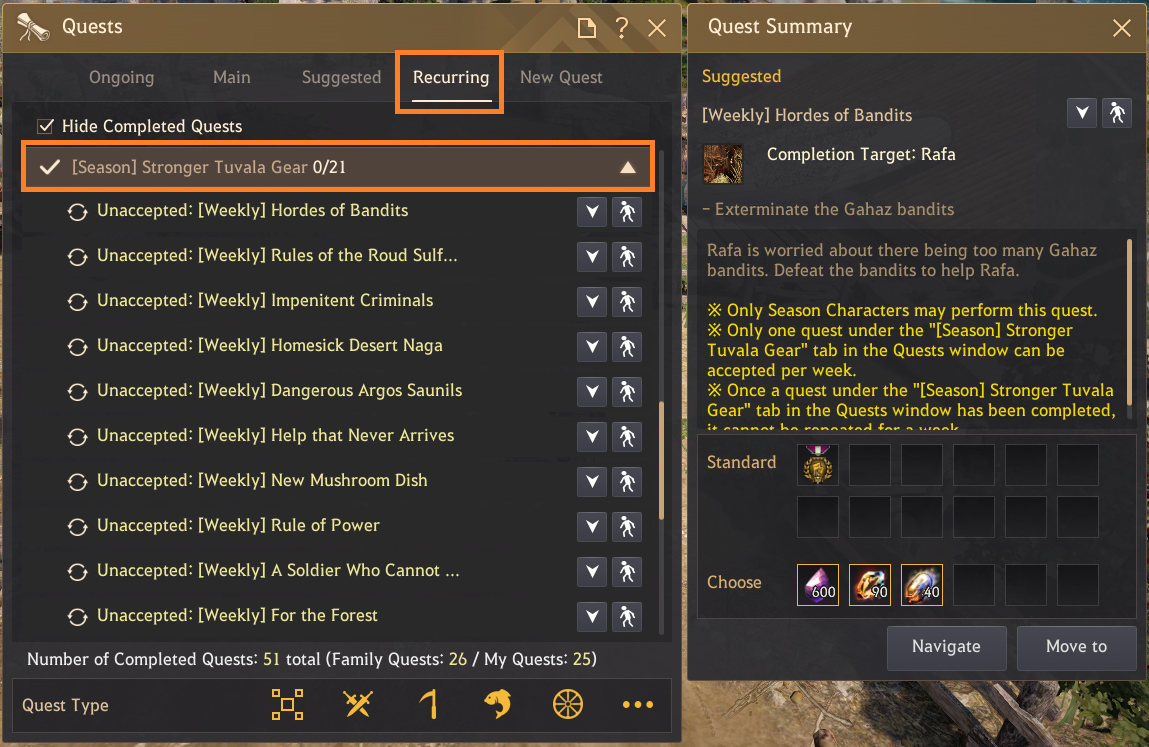 5 easiest questlines in Black Desert Online