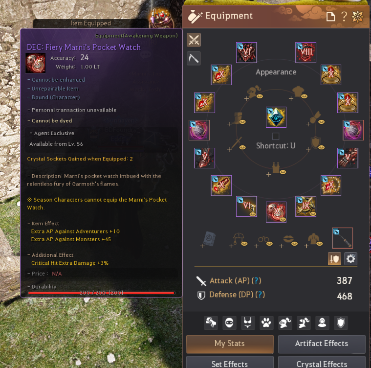[Agent] Fiery Marni's Pocket Watch Guide