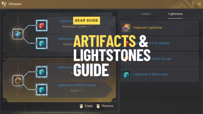 Artifact and Lightstones Guide