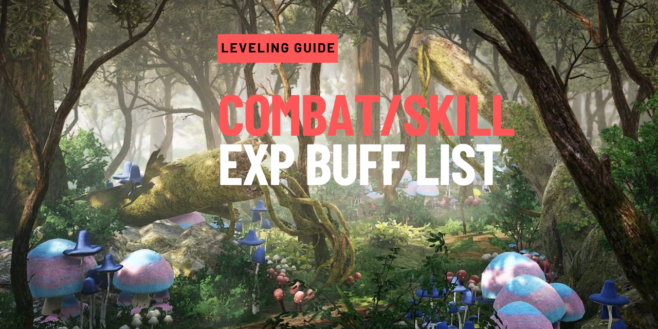 Combat EXP buff list