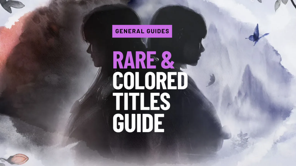 Rare and Colored Titles Guide