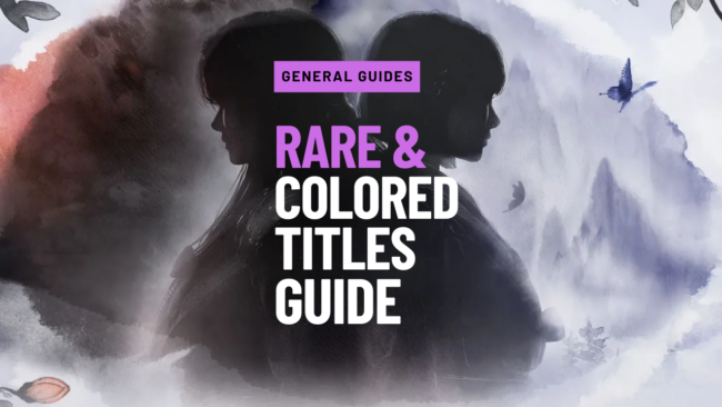 colored titles