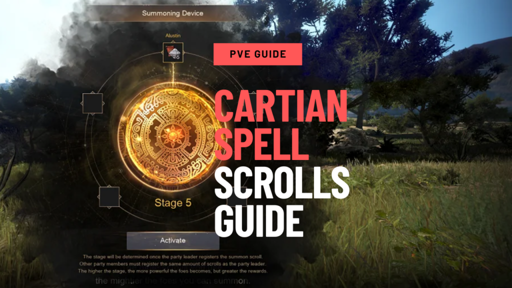 Cartian Spell Scrolls Guide