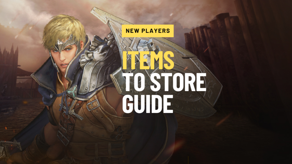 Items to Store (New Player) Guide