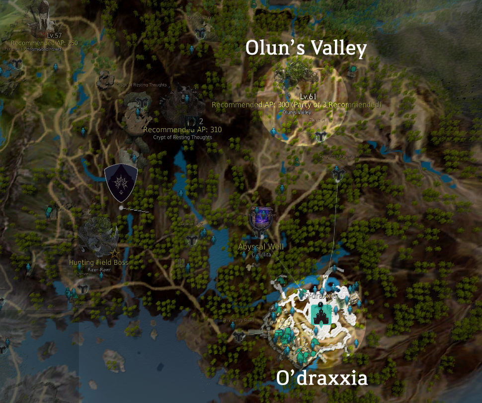 Oluns Valley Guide