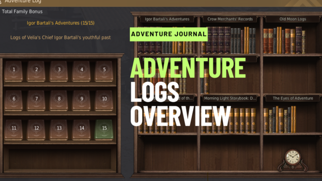 adventure log overview