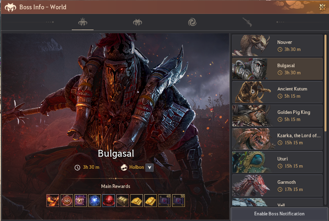 World Bosses (LOML) Guide