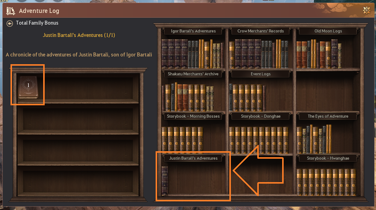 Justin Bartali's Adventure Log Guide