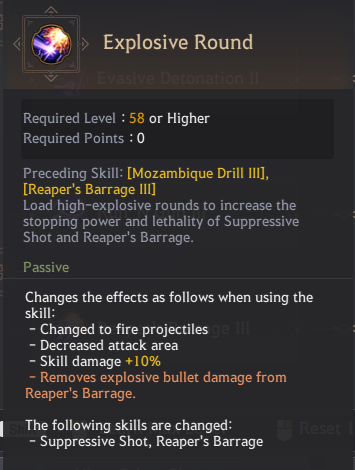 Agent Class Skill List