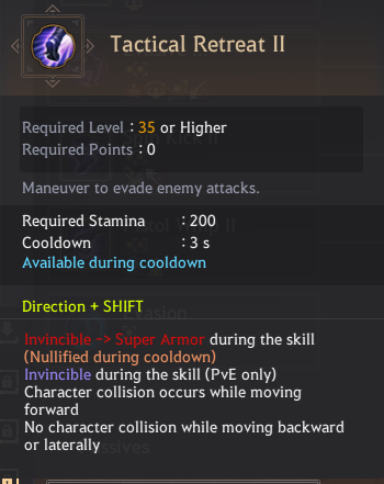 Agent Class Skill List