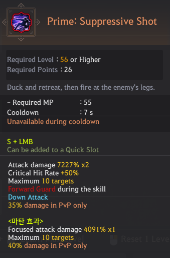 Agent Class Skill List